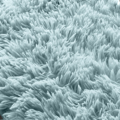 Cuddly Faux Fur Rectangle Bath Mat