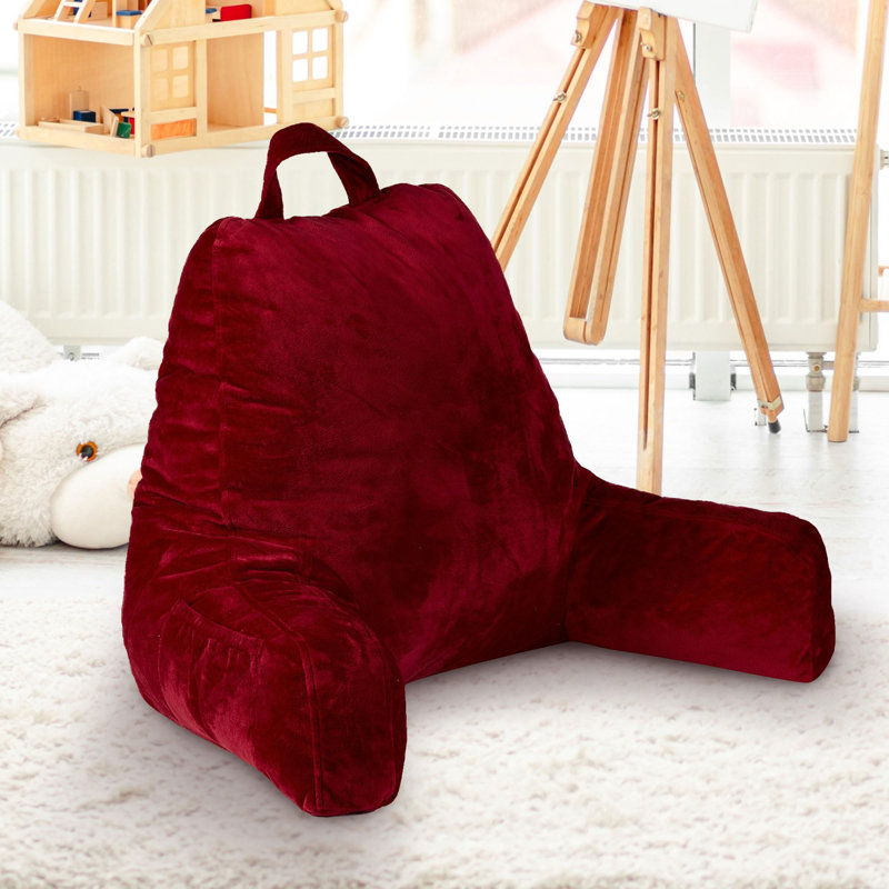 Coussin de lecture avec accoudoirs, Marron