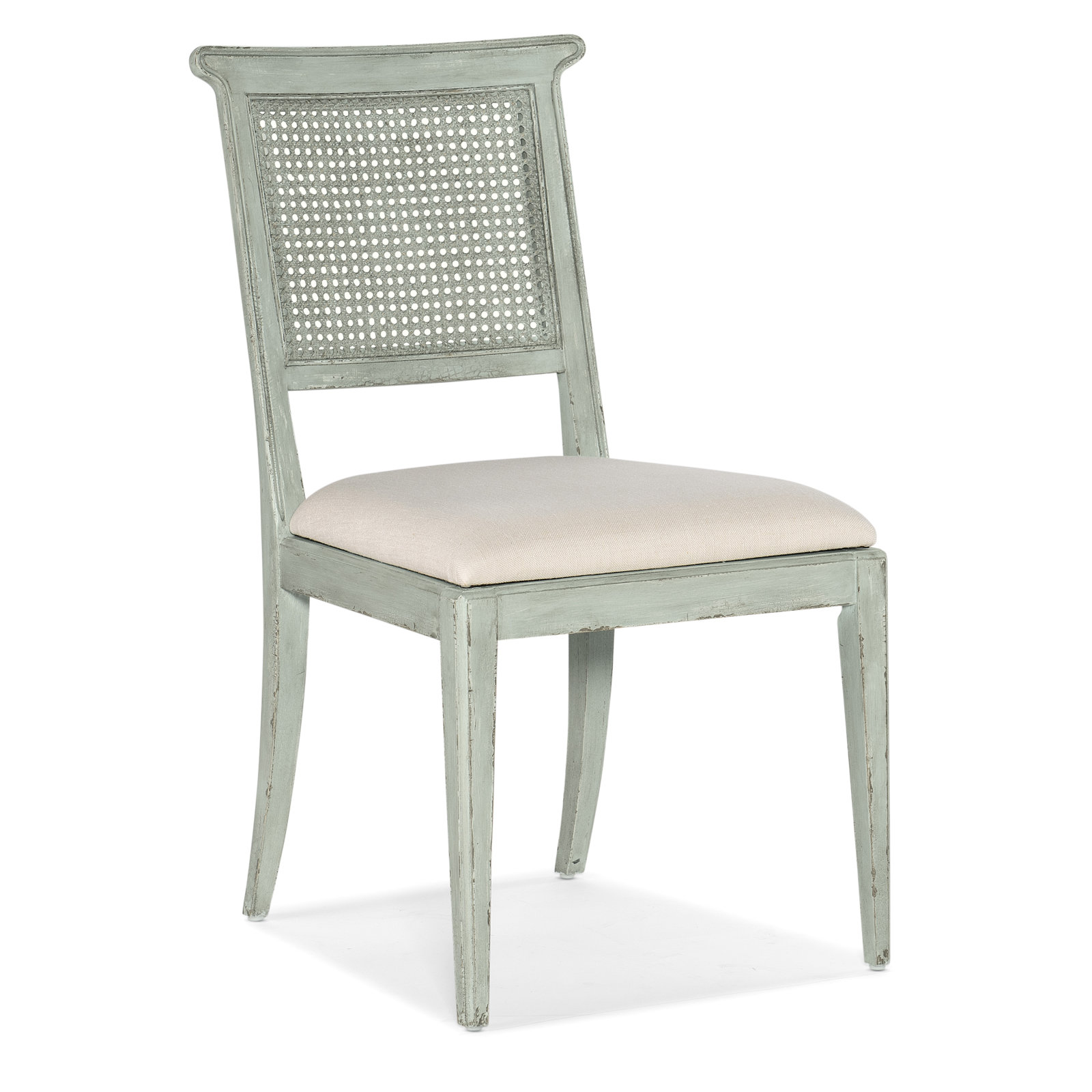Aileen Cane Back Dining Chair, Blue