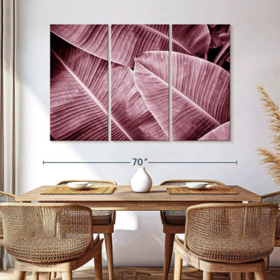 Harnek feuilles de bananier roses