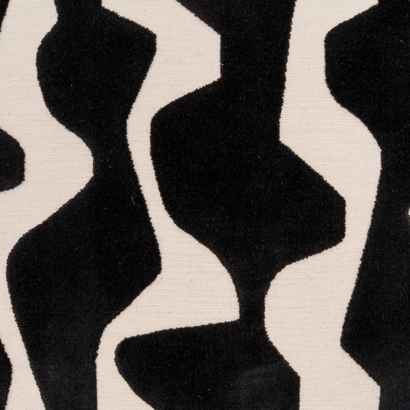 Spazzio Throw Pillow, Ebony
