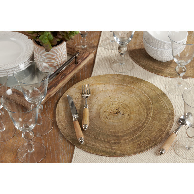 Fosston Solid Colour Round Placemat