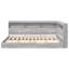 Vidaxl Bookcase Bed Grey Sonoma Engineered Wood
