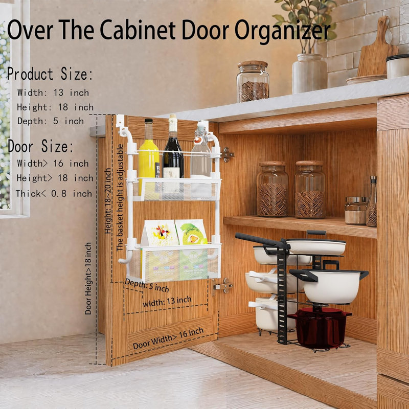 2-Tier Over Cabinet Door Organizer