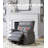 37.4" Oversized Manual Recliner with Heat and Massage, 360 Swivel Rocking Chair 26.7" Seat with Cup Holder-1099478773