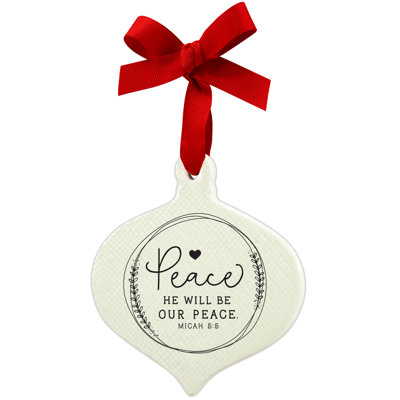 3.75'' Ceramic Hanging Figurine Ornament