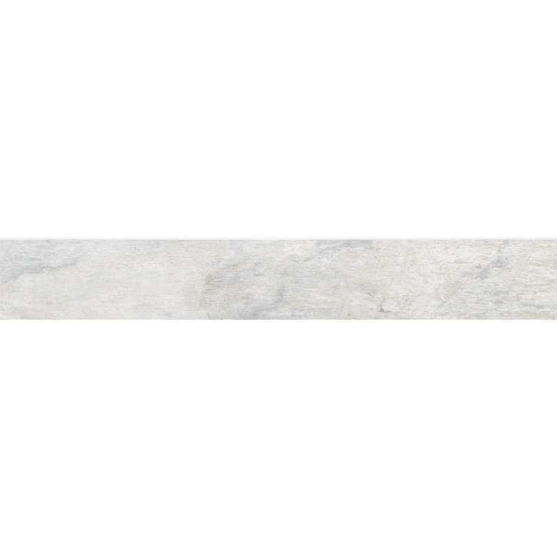 Wells Stone 3" x 24" Matte Porcelain Quarter Round Tile Trim, Gray