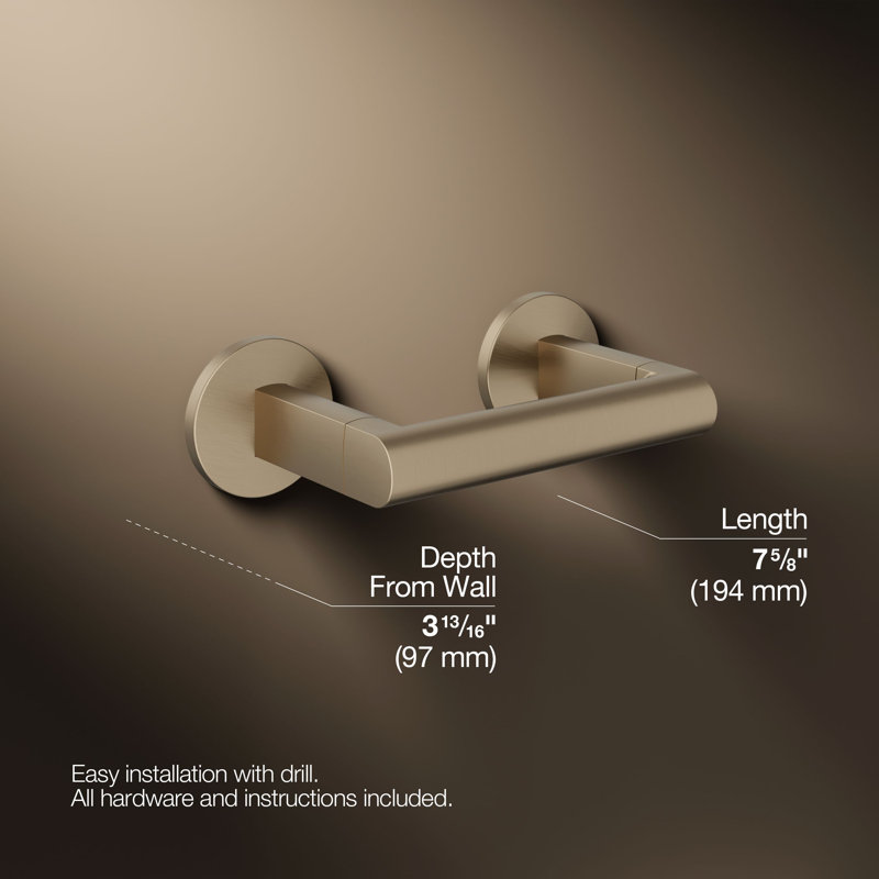 Components™ Pivoting Toilet Tissue Holder, Bronze