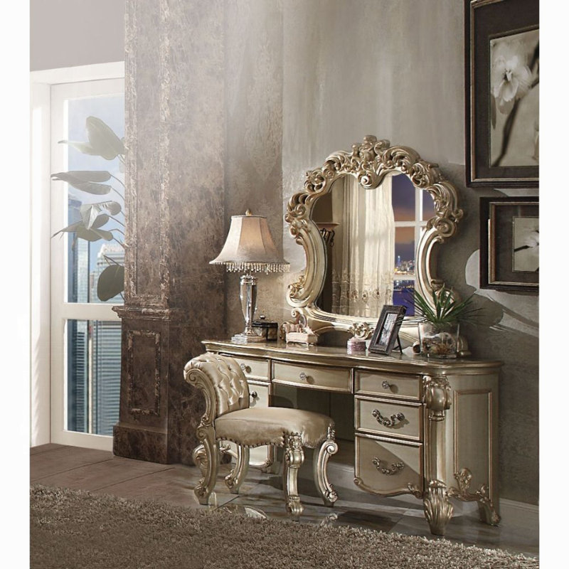 Meuble-lavabo Vendome, Doré
