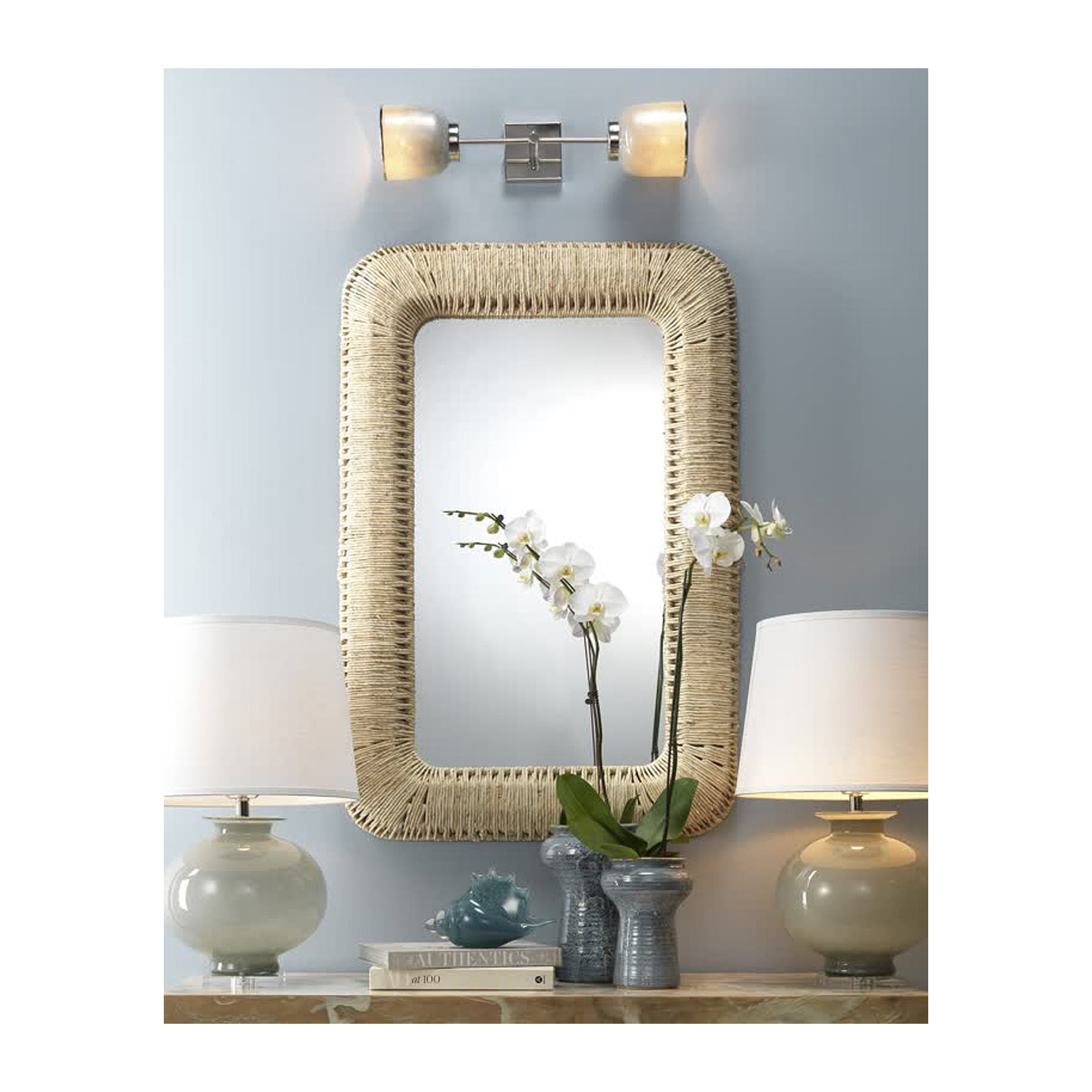 Hollis Rope Rectangle Wall Mirror