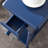Coastal Solid Wood Narrow Side Table-85216395