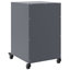 Aneyah 36cm W Steel Bedside Table-447055222