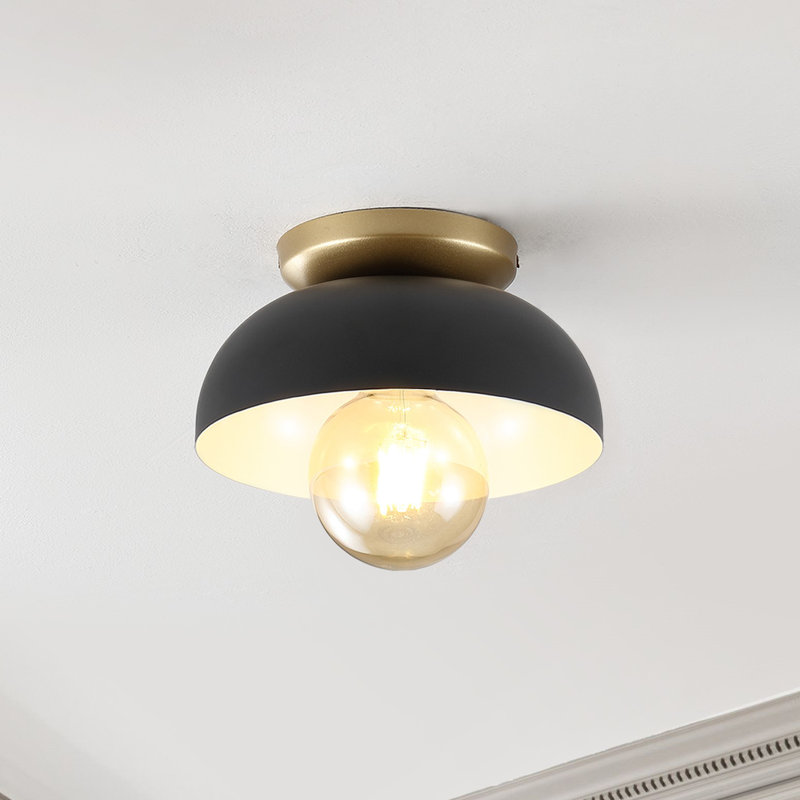 Zita Flush Mount, Black