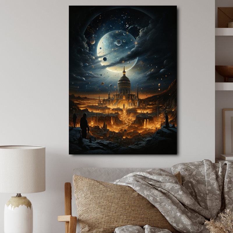 "Leshly", "Art de l'islam", "Impression sur toile", H 20 po x l 12 po x P 1 po, Toile tendue