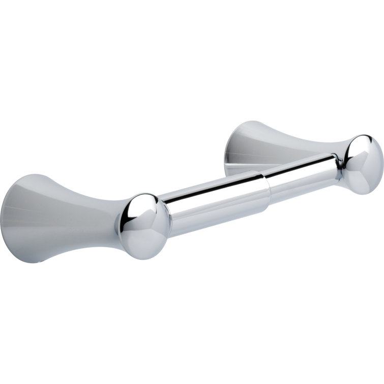 Lahara Wall Mount Spring-Loaded Toilet Paper Holder Bath Hardware Accessory