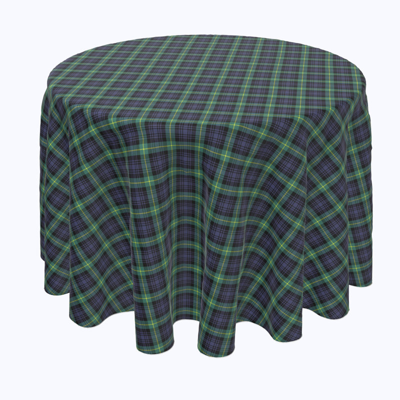 Reem Tartan Tablecloth, 96" x 96"