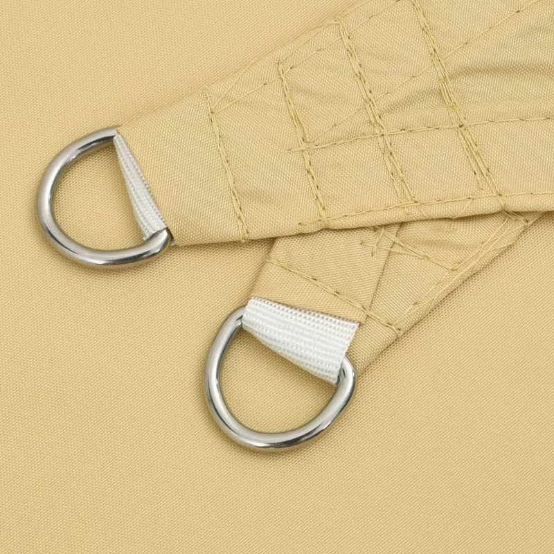 Cahira 100% Polyester Oxford 3.5m x 2.5m Rectangle Shade Sail, Sand