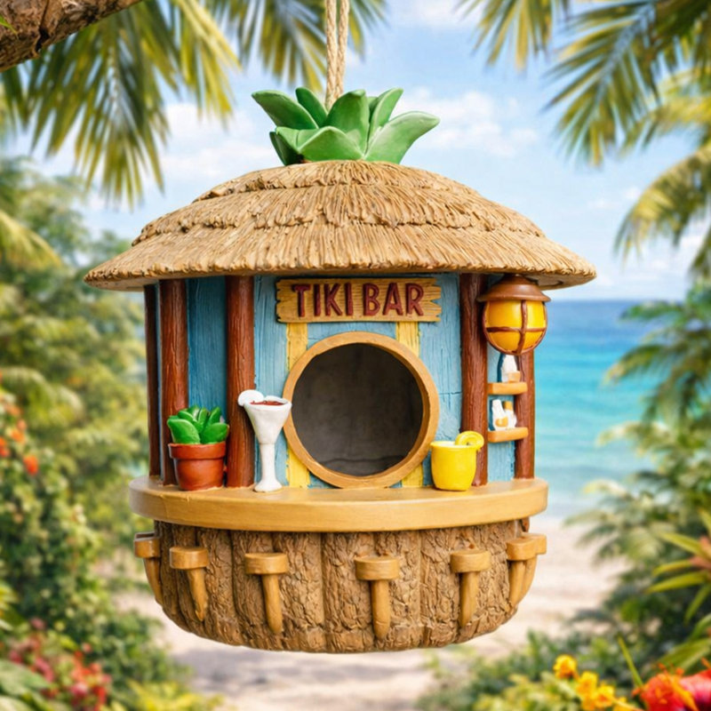 Tiki Bar Birdhouse