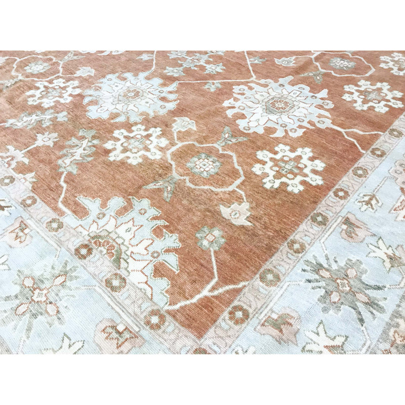 Smynra Oushak One-of-a-Kind Rectangle 10'4" X 13'11" Area Rug