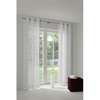 Viso Eyelet Semi Sheer Curtain
