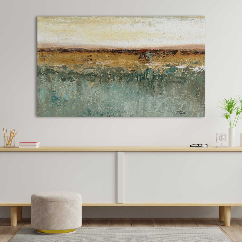 Antique Contemporary II by - Peinture, Toile tendue, H 36 po x l 60 po x P 1,5 po