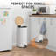 Poubelle à pédale 8 gallons avec couvercle en bambou, poubelle en acier inoxydable avec seau amovible, 30 L-121125107