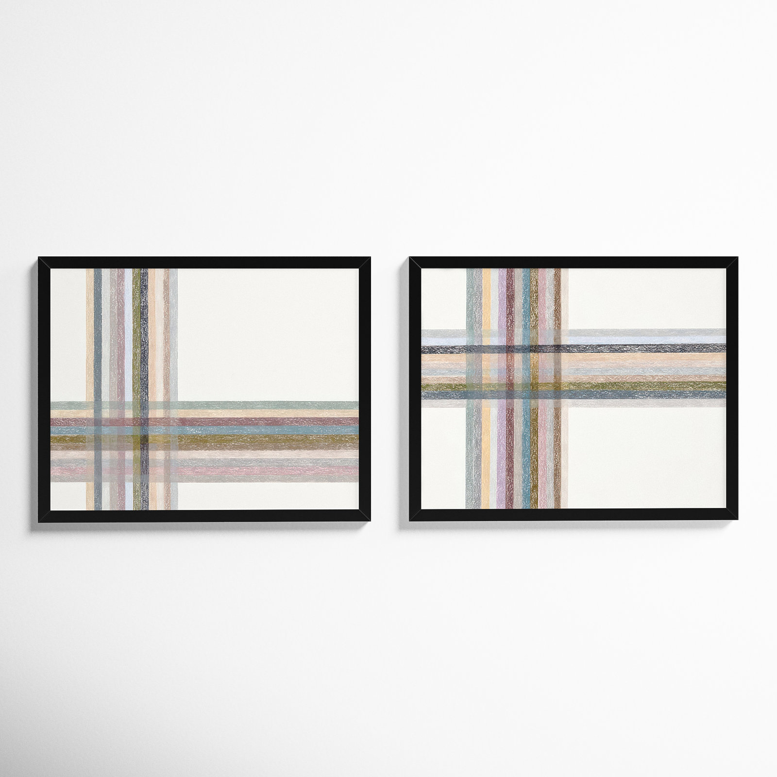 Lagos "Intersections Horizontal" Print, Black Framed, 20" W x 16" H
