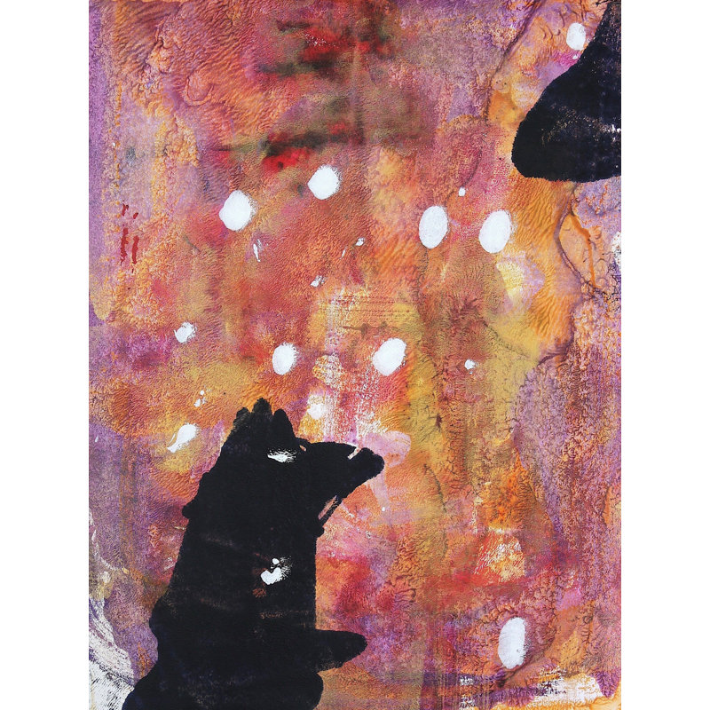 7,2,2002 par Simona Gocan - Peinture, H 32 po x l 24 po, Toile tendue