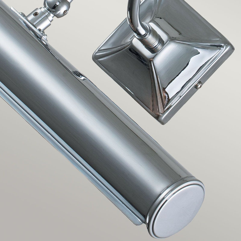Ateeq Steel Armed Sconce, Polished Chrome