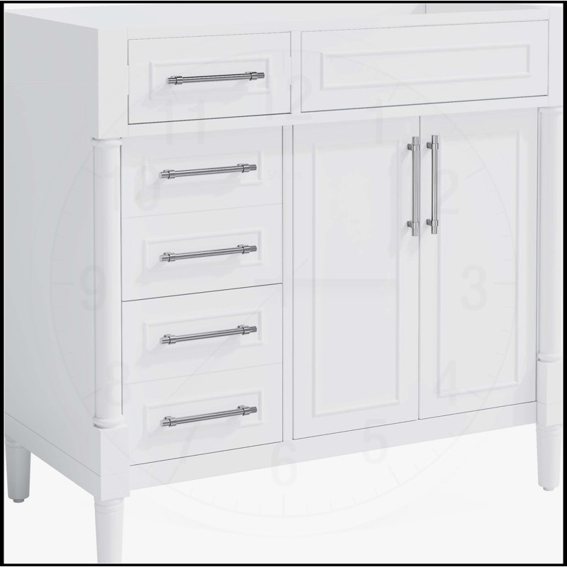 Meuble-lavabo 36 po sans lavabo, Blanc