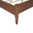Mid Century Platform Bed with Rattan Headboard, Pine Wood Bed Frame with High Clearanc and Underbed Storage, Weight Capacity 400 lbs, No Box Spring Needed, Walnut, Full-1403086872-1403086869