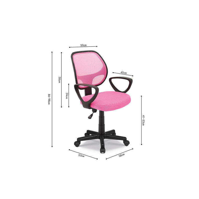 Stanfill Desk Chair, Pink
