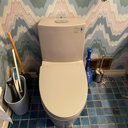 Abruzzo One-Piece Toilet With Dual Flush & Soft Close Seat – 1.1/1.6 GPF, Light Grey, Compact For Small Bathrooms