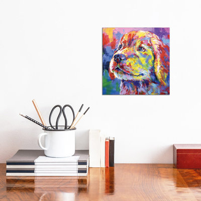 «Labrador II» par Jos Coufreur, impression sur toile tendue