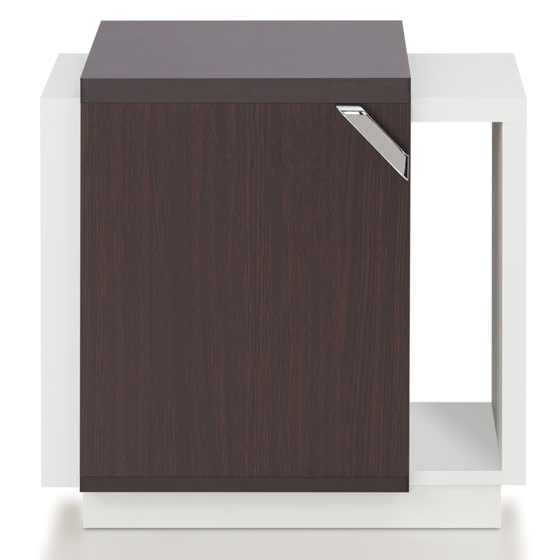 Block End Table, Walnut