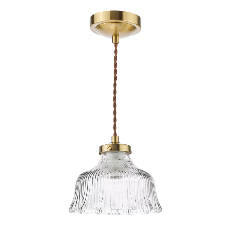 1 - Light Natural Brass Pendant