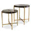 Haymann Glass Nesting End Table