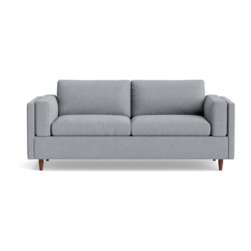 Skinny Fat Sofa Bed, Performance Weave - Zinc