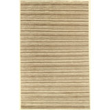 Horizons Handmade Cotton and Silk Striped Area Rug
