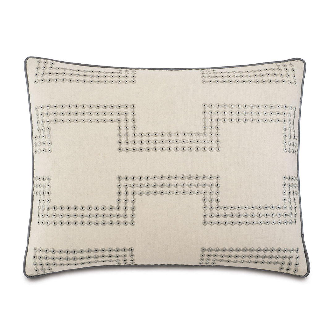 Hendrix Cotton Blend Zipper Sham Eastern Accents 