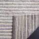 Cleodora Striped Handmade Area Rug in Ivory/Gray