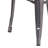30" High Backless Clear Coated Metal Indoor Barstool with Square Seat-116790026-116790027