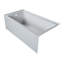 Acrylic Bathtub 60X32” With Front Skirt And 3 Sided Tile Flange For Alcove Installation, Outlet Left-1707213144