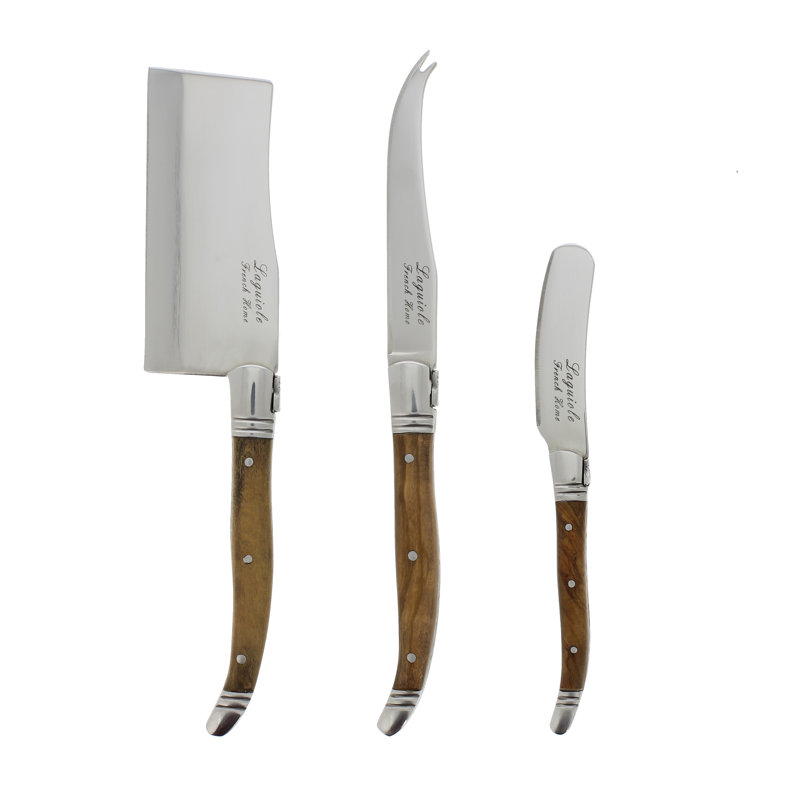 Hixon 3 Piece Laguiole Cheese Serving Set