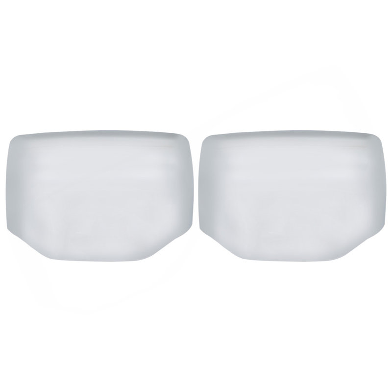 Compatible With Kenworth T680 & Peterbilt 579/587 Chrome Hood Mirror Covers 2Pcs