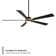 Rotary Smart LED Ceiling Fan