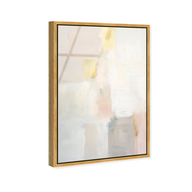 Pastel Embers III High-Gloss Frameless Acrylic Glass Wall Art Abstract Print by Oliver Gal, Ready to Hang, 10 x 15