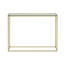 Motto 107cm Glass Top Console Table
