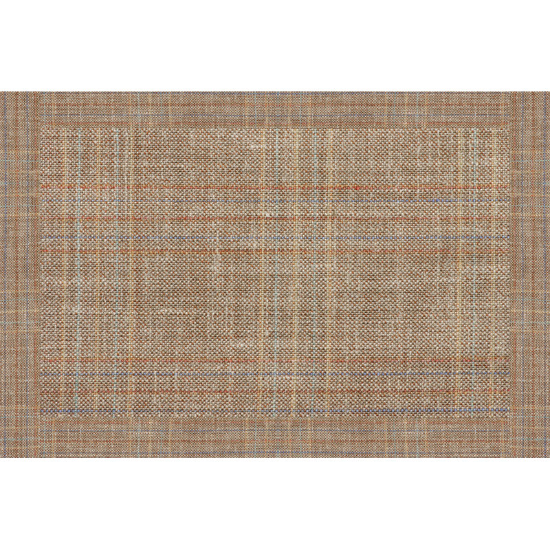 Safeera Vinyl Machine Printed Area Rug, Rectangle 5'3" x 7'10.5"