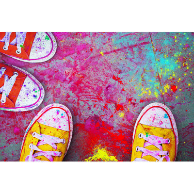 Celebration Festival Holi - Wrapped Canvas Print